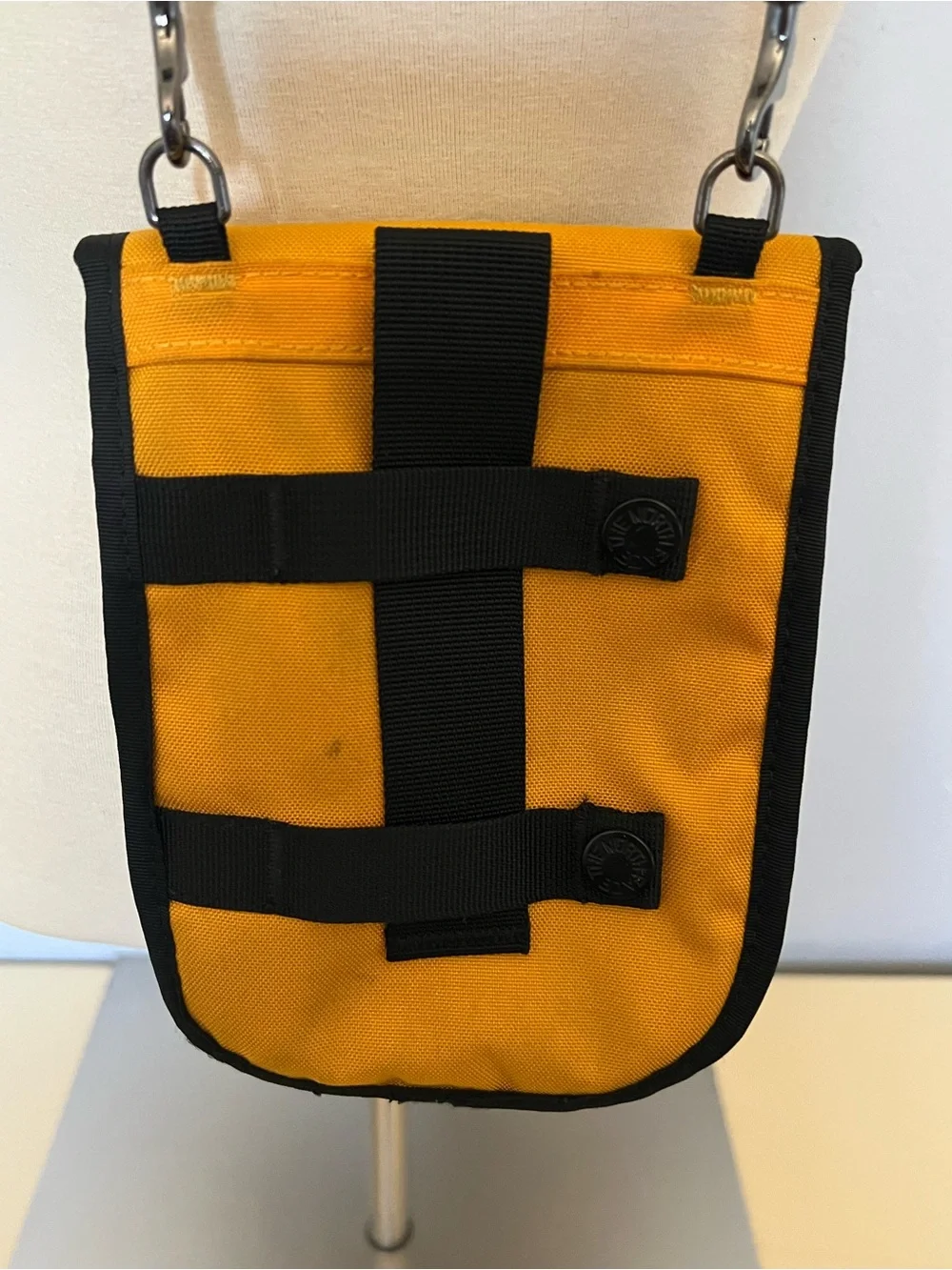 The North Face x Supreme Yellow Crossbody Belt Bag with Black Trim